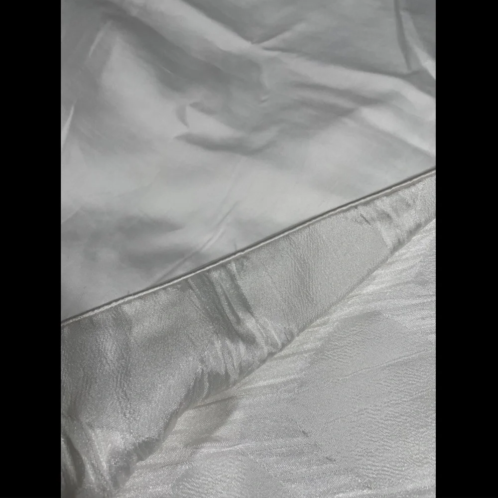 NEW $335 Hotel Collection Olympia [ Full/Queen ] Duvet Cover White #D283‎